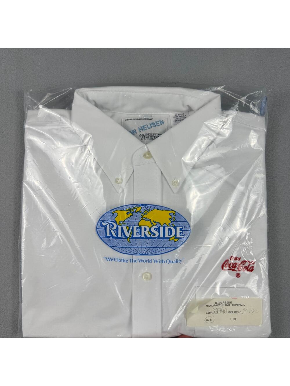 Vintage Coca-Cola Riverside Van Heusen Work Shirt NIP